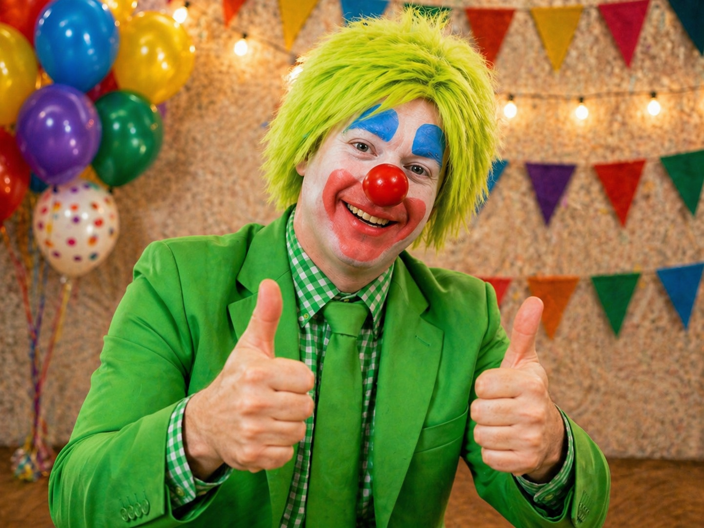 Picco at a kids party